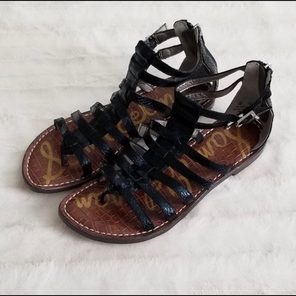 Black Sam Edelman Gladiator Sandals